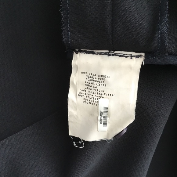 Armani Collezioni Black Slacks Wide Leg Size 14 - Picture 5 of 8